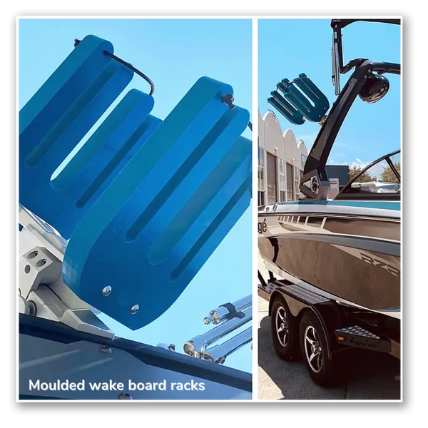 Custom wakeboard racks and marine acrylic by EXP Plastics
